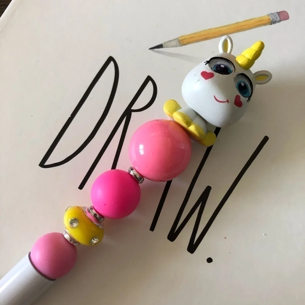 Disney Doorables: Toy Story: Buttercup handmade beaded pen